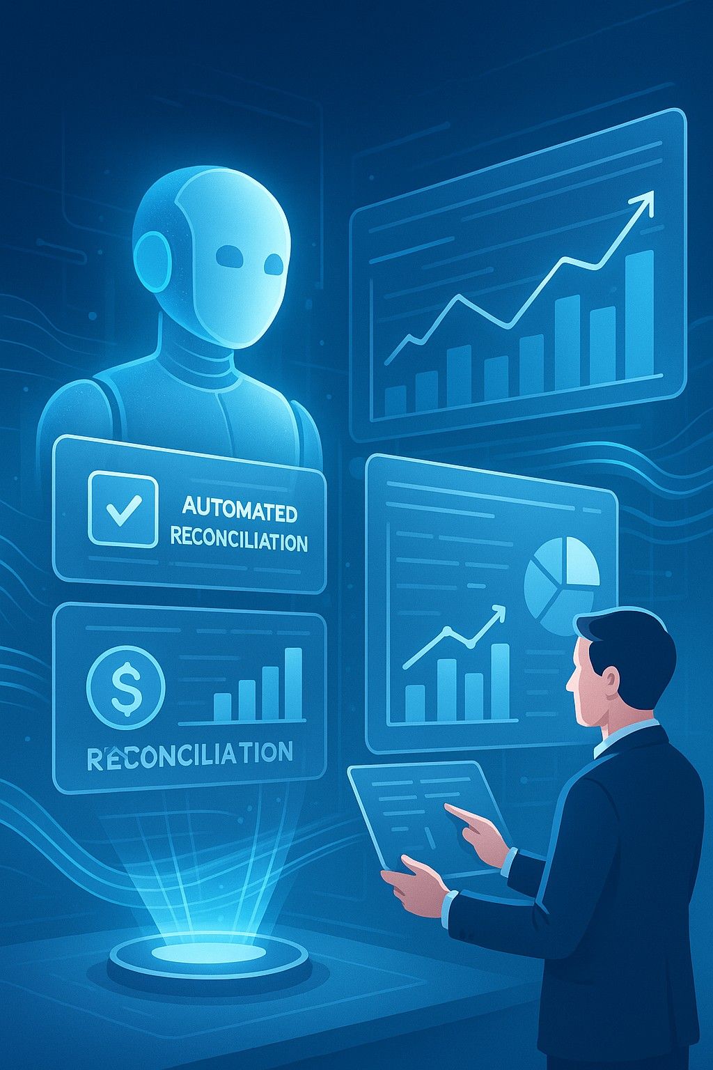 AI-powered finance assistant automating reconciliation and generating real-time financial insights for business reporting.